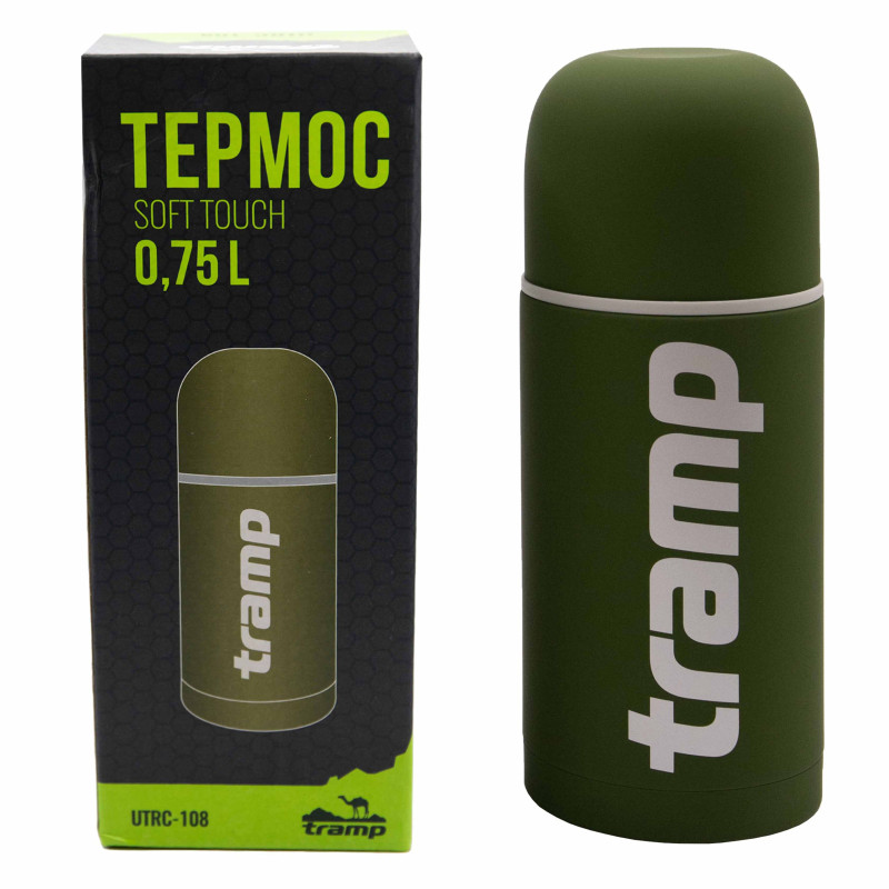 Термос TRAMP Soft Touch 0,75 л UTRC-108 khaki