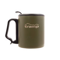 TRAMP Thermal Mug with Sipper and Clip 350ml UTRC-020 olive