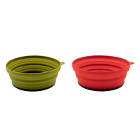 TRAMP Silicone Plate with Plastic Bottom 550 ml UTRC-123, Terracotta