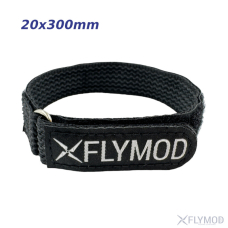 Тканинна липучка-стреп Flymod 250мм з гумовим плетінням