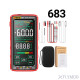 Digital smart multimeter tester ANENG 681 683 red
