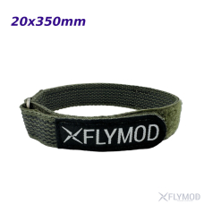 Тканинна липучка-стреп Flymod 250мм з гумовим плетінням