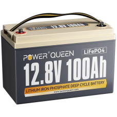 Акумулятор Power Queen LiFePO4 12V/100Ah (1280Wh) (літій-залізо-фосфатний акумулятор для ДБЖ (UPS))