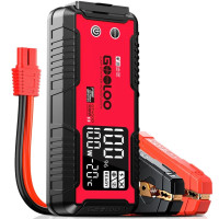Gooloo GT4000 Jump Starter, 26800 mAh (Car Booster), Red