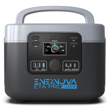 Зарядна станція Enernova ETA-PRO, 1200 Вт, 1050 Вт*год (електростанція для дому, ДБЖ, UPS)