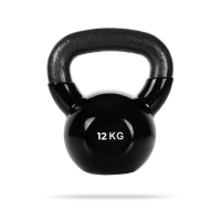 Kettlebell, Black, GymBeam, 12 kg