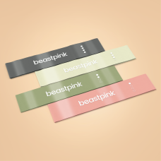 Набор фитнес резинок Resistance Set - BeastPink,GymBeam
