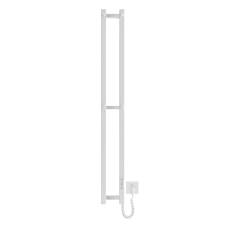 Полотенцесушитель электрический Hygge Family Slim, 1170х140х80мм, таймер-регулятор, сталь, белый матовый