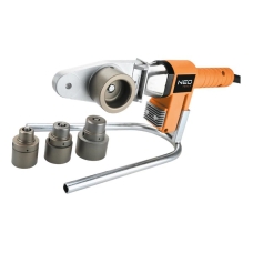Neo Tools 220V 650W 260°C Plastic Pipe Welder with 20 25 32 40mm Nozzles, Stand, Case