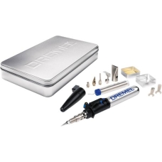 Паяльник газовий Dremel Versatip 2000-6 VersaTip 1200°C паливо 17мл п'єзо 6 насадок 0.95кг