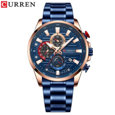 Часы  Curren 8415 Blue-Gold