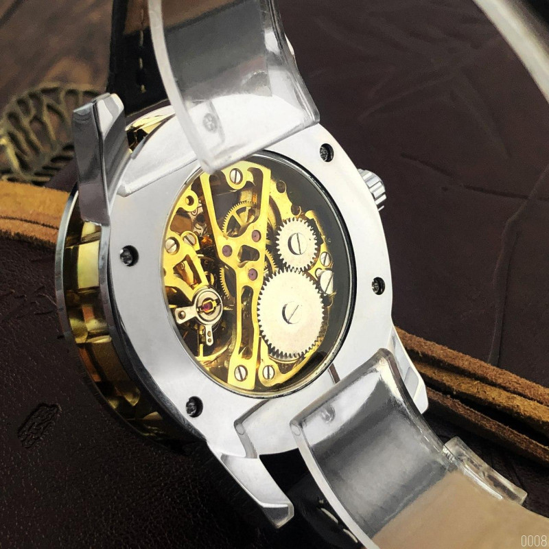 Watch Winner 8012 Black-Silver-Gold