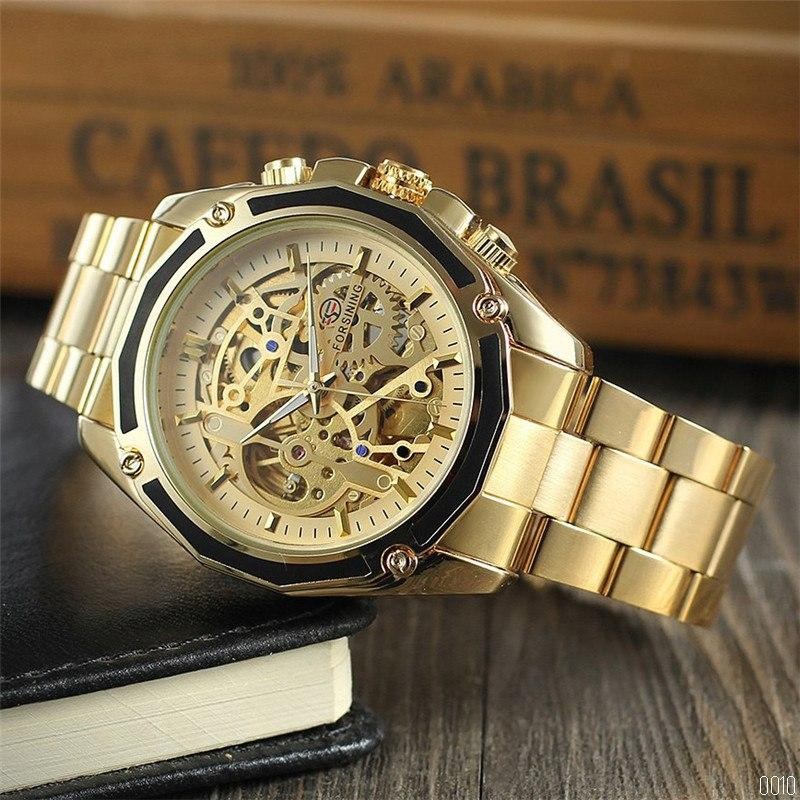 Watch Forsining 8130 All Gold Automatic