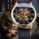 Watch Forsining 8099 Black-Gold-Black