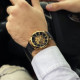 Watch Forsining 8099 Black-Gold-Black