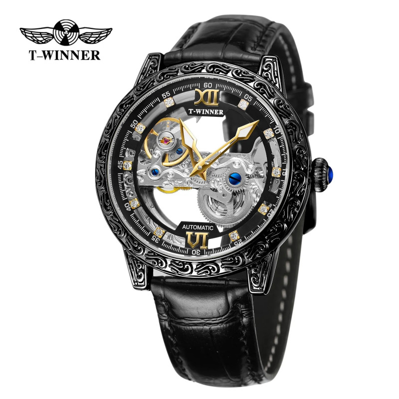 Watch Forsining 8258 All Black