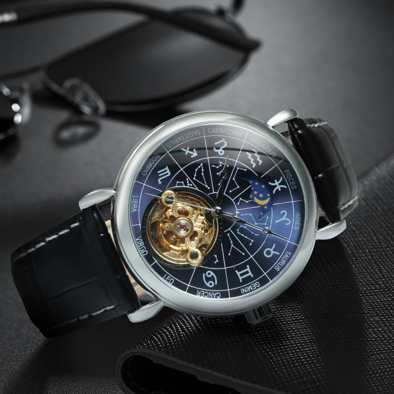 Watch Winner 8271 Silver-Blue