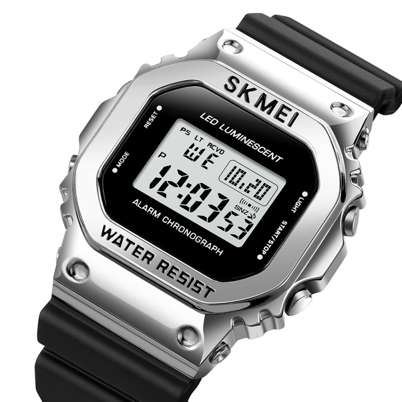 Watch Skmei 1851SIBK Silver Black