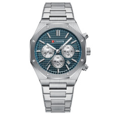 Часы  Curren 8440 Silver-Blue