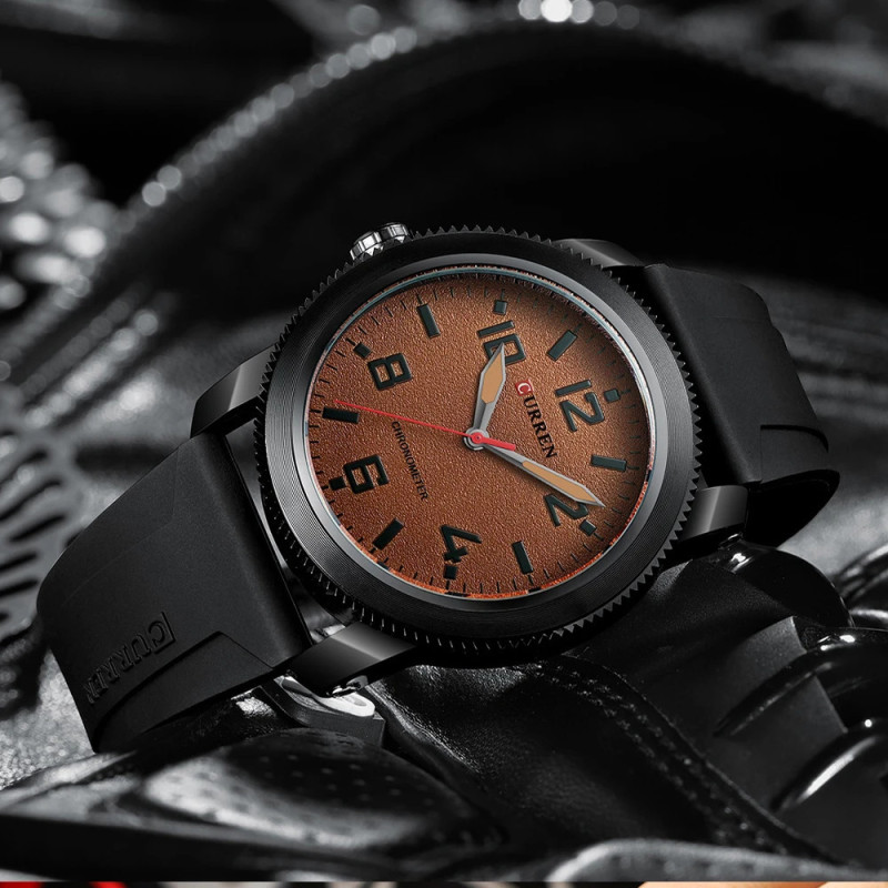 Watch Curren 8454 Black-Brown