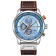 Watch Curren 8291 Silver-Blue