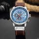 Watch Curren 8291 Silver-Blue