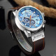Watch Curren 8291 Silver-Blue