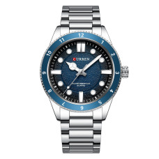 Часы  Curren 8450 Silver-Blue