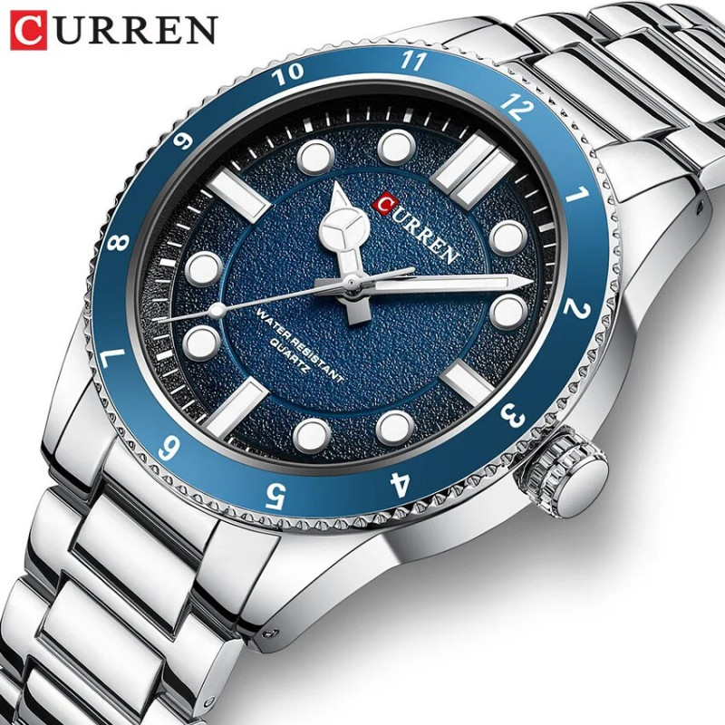 Watch Curren 8450 Silver-Blue