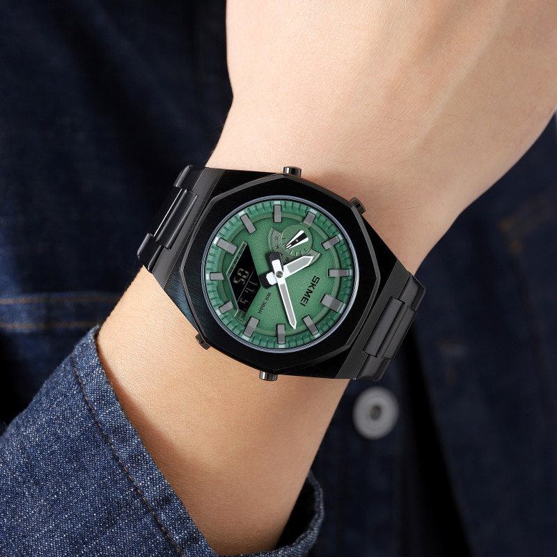 Watch Skmei 1816BKGNBK Black Green-Black