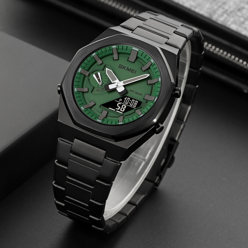 Watch Skmei 1816BKGNBK Black Green-Black