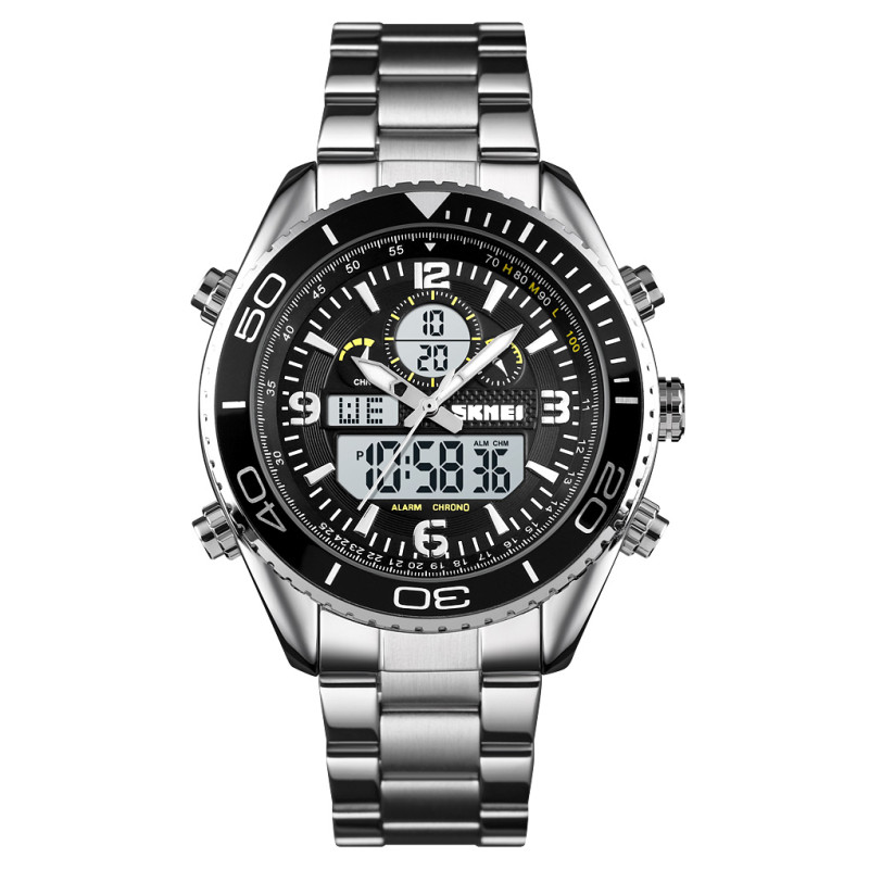 Watch Skmei 1600SIWT Silver-Black-White