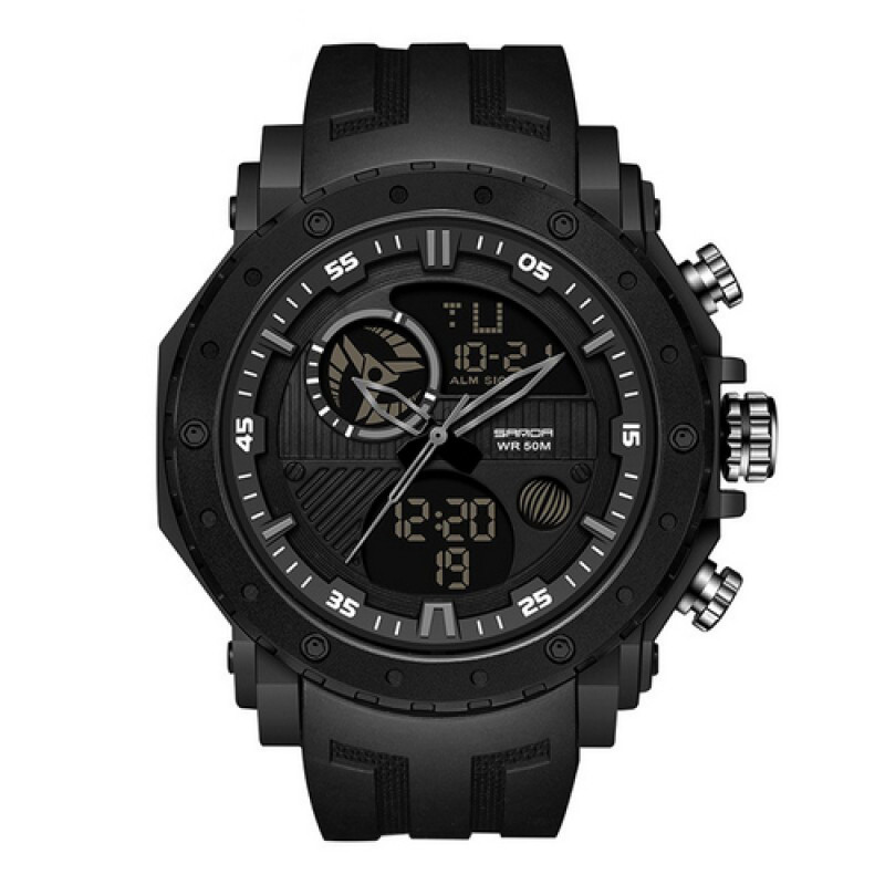 Watch Sanda 6012 All Black