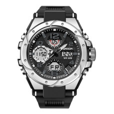 Часы  Sanda 6008 Black-Silver