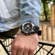 Watch Sanda 6008 Black-Silver