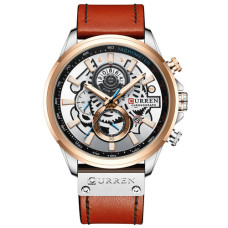 Часы  Curren 8380 Silver-Cuprum-Brown