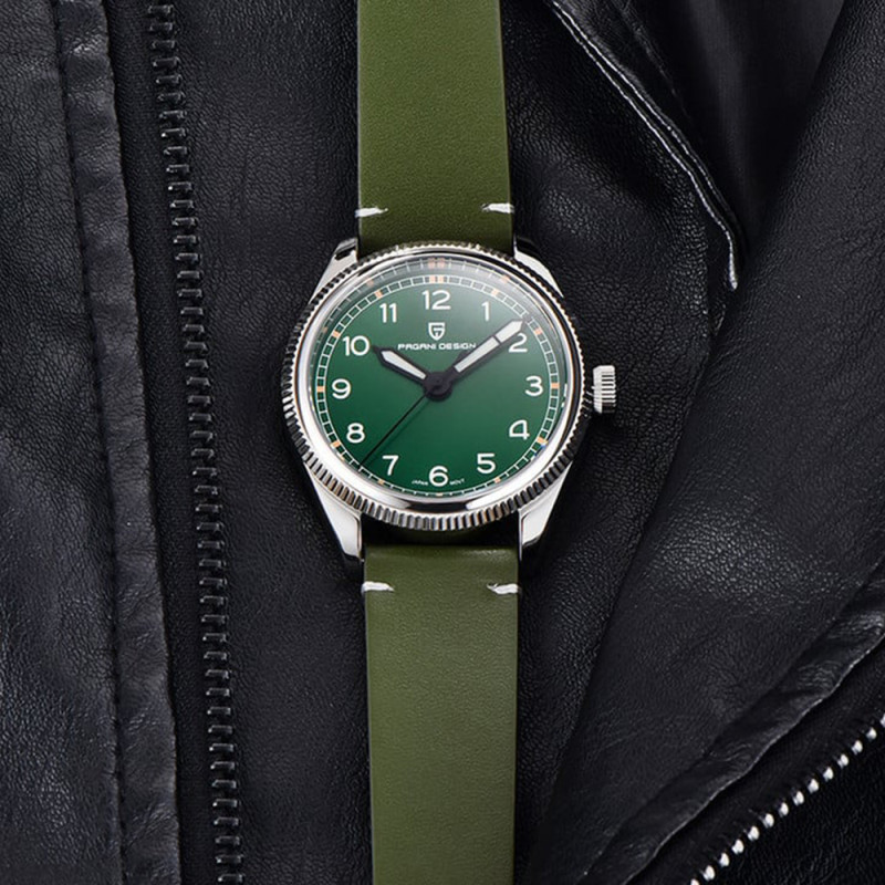 Watch Pagani Design PD-1765 Silver-Green-Green