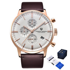 Часы  Pagani Design PD-2720 Gold-White-Brown