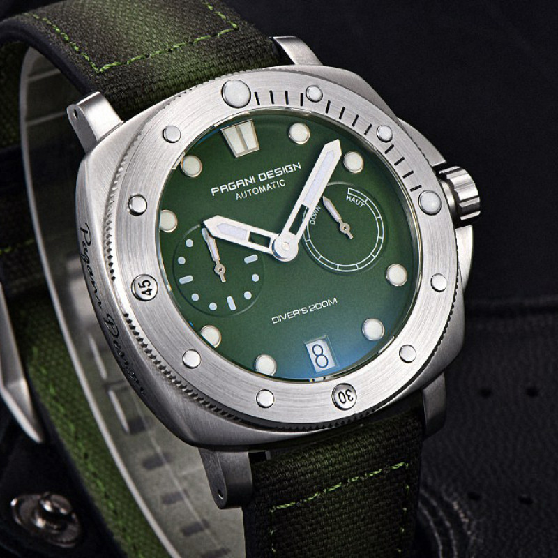 Watch Pagani Design PD-1767 Silver-Green