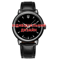 Часы  Awarder 022 Black Leather Индивидуальный дизайн
