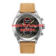 Watch Awarder 016 Silver Light Brown Custom Design