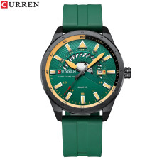 Часы  Curren 8421 Green-Black-Yellow