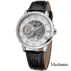 Часы  Forsining 8099 Black-Silver-White