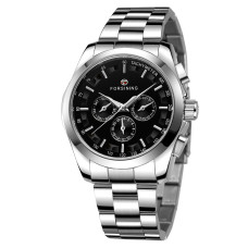 Часы  Forsining 6917 Silver-Black