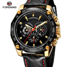 Часы  Forsining 6910 Gold-Black