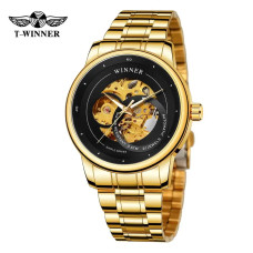 Часы  Forsining 8190 Gold-Black