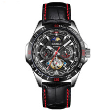 Часы  Skmei M020SI Silver-Black