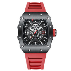 Часы  Curren 8438 Black-Red