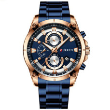 Часы  Curren 8360 Blue-Gold
