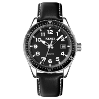 Watch Skmei 9232LSIBK Silver-Black Leather